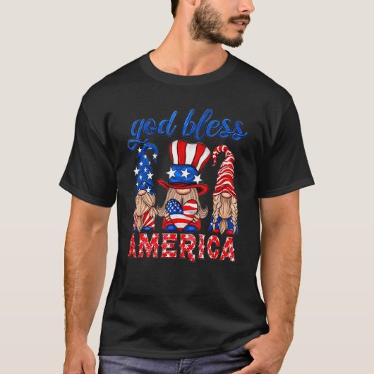 格言2022年7月4日アメリカ愛国主義Gn Tシャツ (正面)