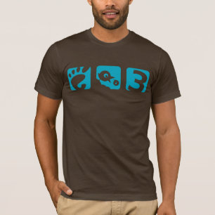 格言3の鳥メンズTシャツ Tシャツ