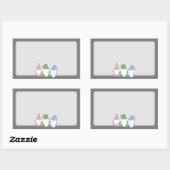 格言3 長方形シール (シート)