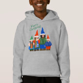 格言4つの写真の家族のおもしろいクリスマス (正面)