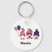 格言7月4日、両面アルミニウム キーホルダー (正面)