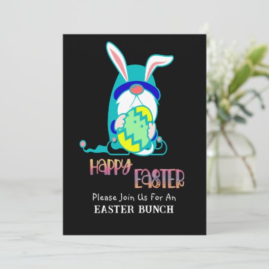 格言&エッグハッピーイースターブランチ 招待状 (スタンド正面)