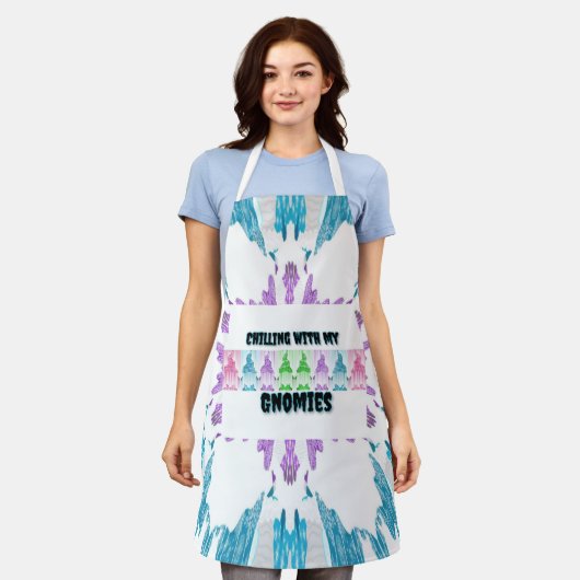 格言 エプロン (着用した状態)