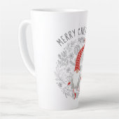 格言 カフェラテマグ (左アングル)