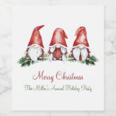 格言、クリスマスワインラベル ワインラベル (シングルラベル)