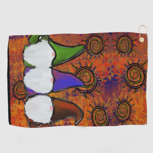 格言 ゴルフタオル (横)