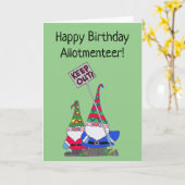 格言、ハッピーバースデーアロトメンターに注意 カード (黄色い花)