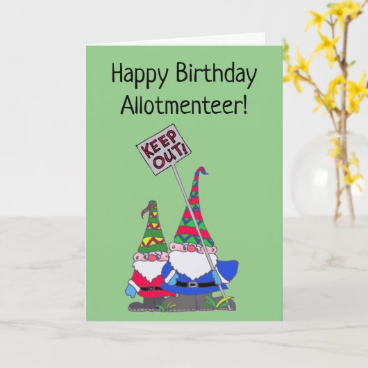 格言、ハッピーバースデーアロトメンターに注意 カード (黄色い花)