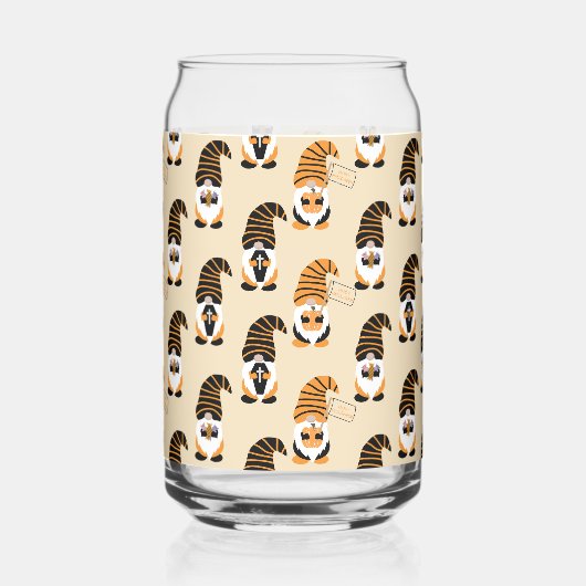 格言、ハロウィーン格言のトリックまたは治療のパターン ガラス缶 (裏面)