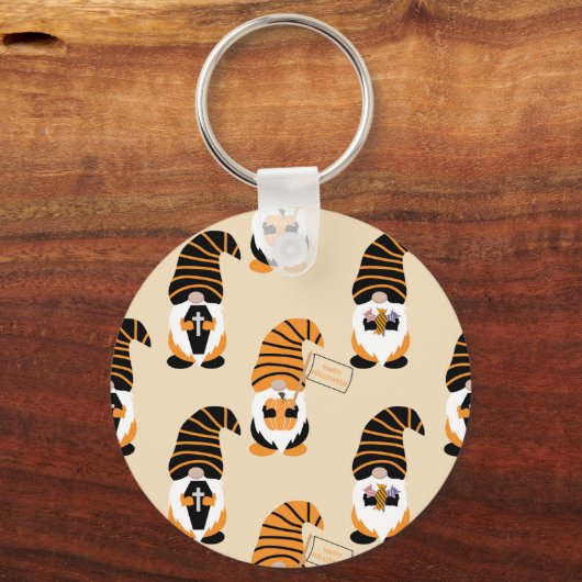 格言、ハロウィーン格言のトリックまたは治療のパターン キーホルダー (裏面)