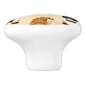 格言、ハロウィーン格言のトリックまたは治療のパターン セラミックノブ (側面)