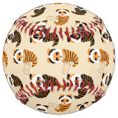 格言、ハロウィーン格言のトリックまたは治療のパターン ソフトボール (正面)