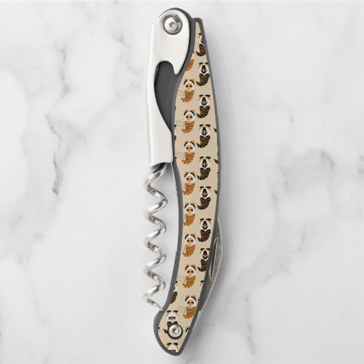 格言、ハロウィーン格言のトリックまたは治療のパターン ソムリエナイフ (正面)