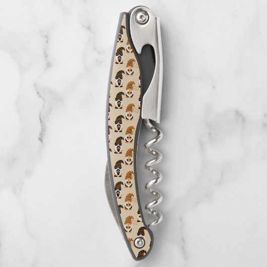 格言、ハロウィーン格言のトリックまたは治療のパターン ソムリエナイフ (裏面)