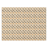 格言、ハロウィーン格言のトリックまたは治療のパターン テーブルクロス (正面(横))