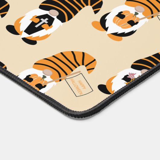 格言、ハロウィーン格言のトリックまたは治療のパターン デスクマット (コーナー)