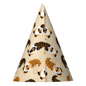 格言、ハロウィーン格言のトリックまたは治療のパターン パーティーハット (裏面)