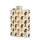 格言、ハロウィーン格言のトリックまたは治療のパターン フラスク (左)