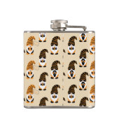 格言、ハロウィーン格言のトリックまたは治療のパターン フラスク (裏面)