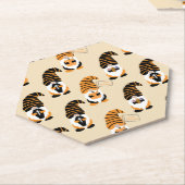 格言、ハロウィーン格言のトリックまたは治療のパターン ペーパーコースター (アングル)