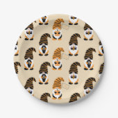 格言、ハロウィーン格言のトリックまたは治療のパターン ペーパープレート (正面)