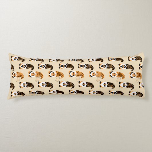 格言、ハロウィーン格言のトリックまたは治療のパターン ボディピロー (正面)