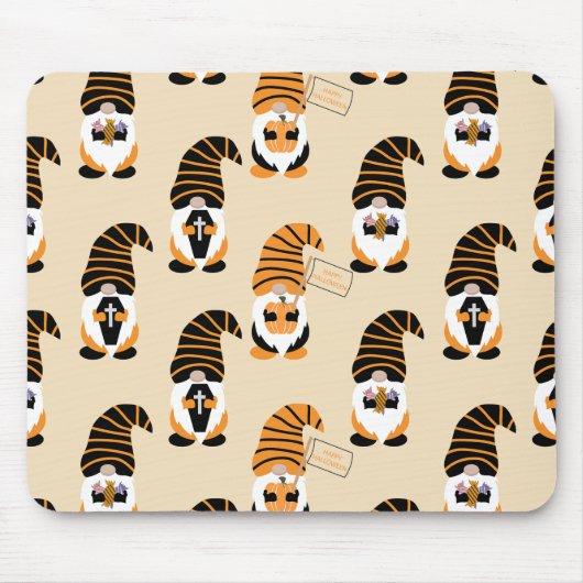 格言、ハロウィーン格言のトリックまたは治療のパターン マウスパッド (正面)