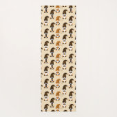 格言、ハロウィーン格言のトリックまたは治療のパターン ヨガマット (裏面)