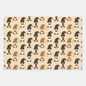 格言、ハロウィーン格言のトリックまたは治療のパターン ラッピングペーパーシート (正面2)