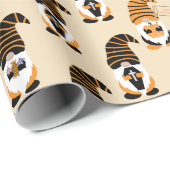 格言、ハロウィーン格言のトリックまたは治療のパターン ラッピングペーパー (ロールコーナー)