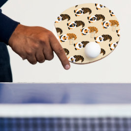 格言、ハロウィーン格言のトリックまたは治療のパターン 卓球ラケット