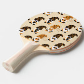 格言、ハロウィーン格言のトリックまたは治療のパターン 卓球ラケット (正面アングル)