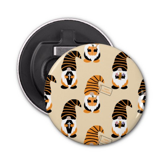 格言、ハロウィーン格言のトリックまたは治療のパターン 栓抜き (正面)