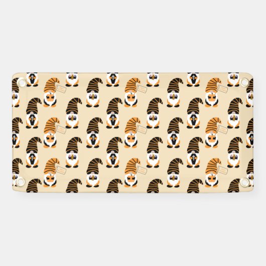 格言、ハロウィーン格言のトリックまたは治療のパターン 横断幕 (横)