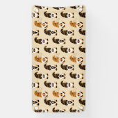 格言、ハロウィーン格言のトリックまたは治療のパターン 横断幕 (縦)