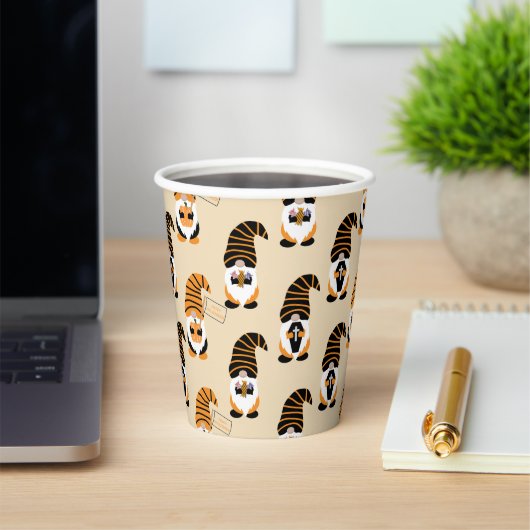 格言、ハロウィーン格言のトリックまたは治療のパターン 紙コップ (インサイチュ)