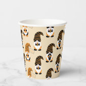 格言、ハロウィーン格言のトリックまたは治療のパターン 紙コップ (正面)