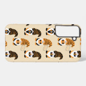 格言、ハロウィーン格言のトリックまたは治療のパターン SAMSUNG GALAXYケース (裏面横)