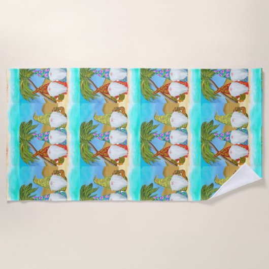 格言 ビーチタオル (正面)