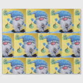 格言&フェレットクリスマスラッピング紙 ラッピングペーパー (フラット)