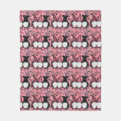 格言 フリースブランケット (正面)