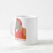 格言-フリートリッヒNietzsche- コーヒーマグカップ (正面左)