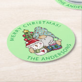 格言 ラウンドペーパーコースター (アングル)