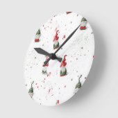 格言 ラウンド壁時計 (傾斜)