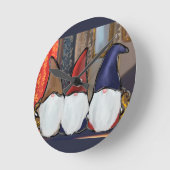 格言 ラウンド壁時計 (傾斜)