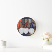 格言 ラウンド壁時計 (ホーム)