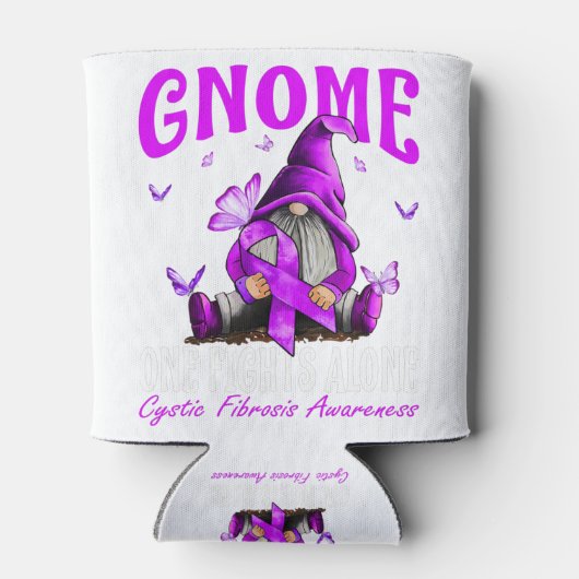 格言・ワン単独で嚢胞性線維症認識度 缶クーラー (裏面)