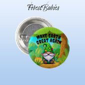 格言、再素晴らし生、環境 缶バッジ