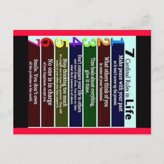 格言、名言、諺 ポストカード (正面)