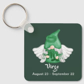 格言《星座》乙女座星占いサインエンジェル キーホルダー (正面)